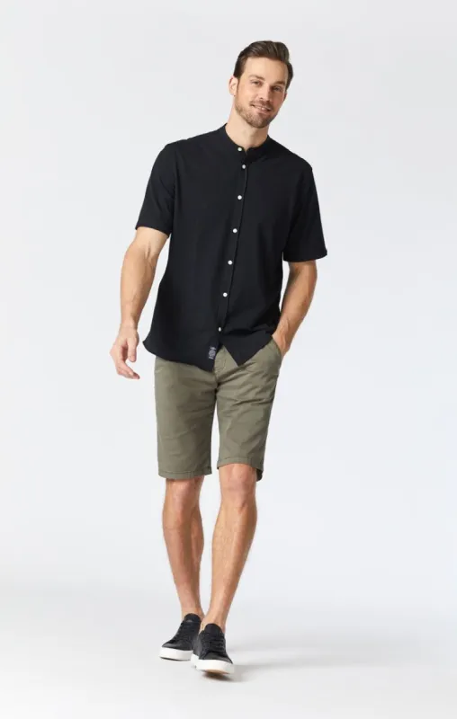 JACOB SHORTS IN DUSTY OLIVE SATEEN TWILL sold by Mavi