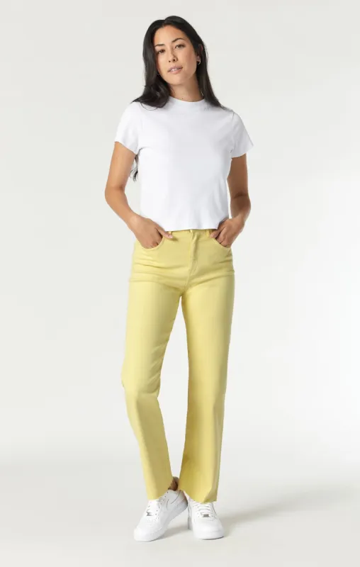 BARCELONA WIDE LEG IN LEMON GRASS LA BLUE sold by Mavi