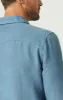 LINEN BUTTON-UP SHIRT IN BLUESTONE sold by Mavi