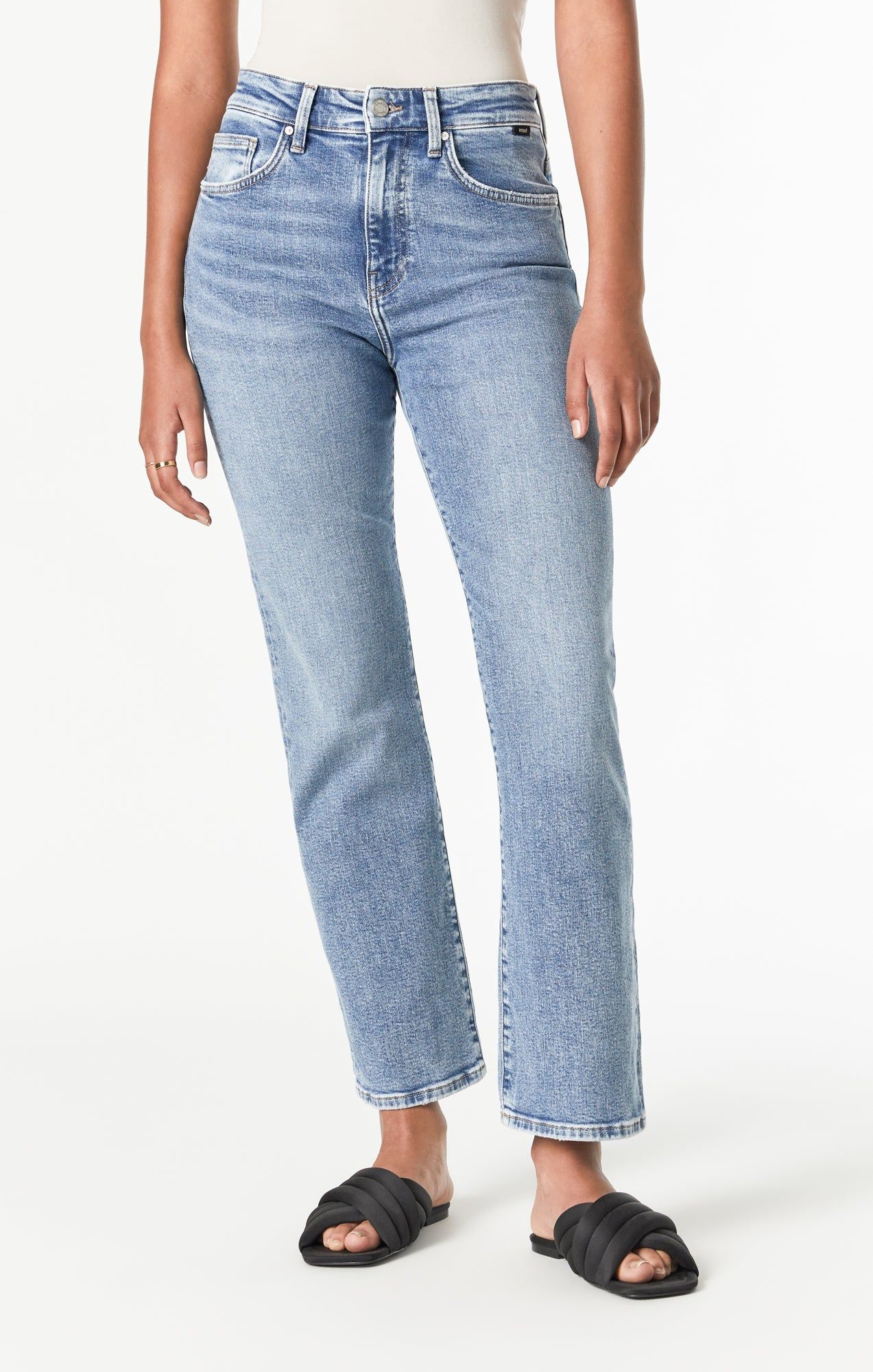 BARCELONA WIDE LEG IN LIGHT BRUSHED RECYCLE BLUE sold by Mavi product image thumbnail 3