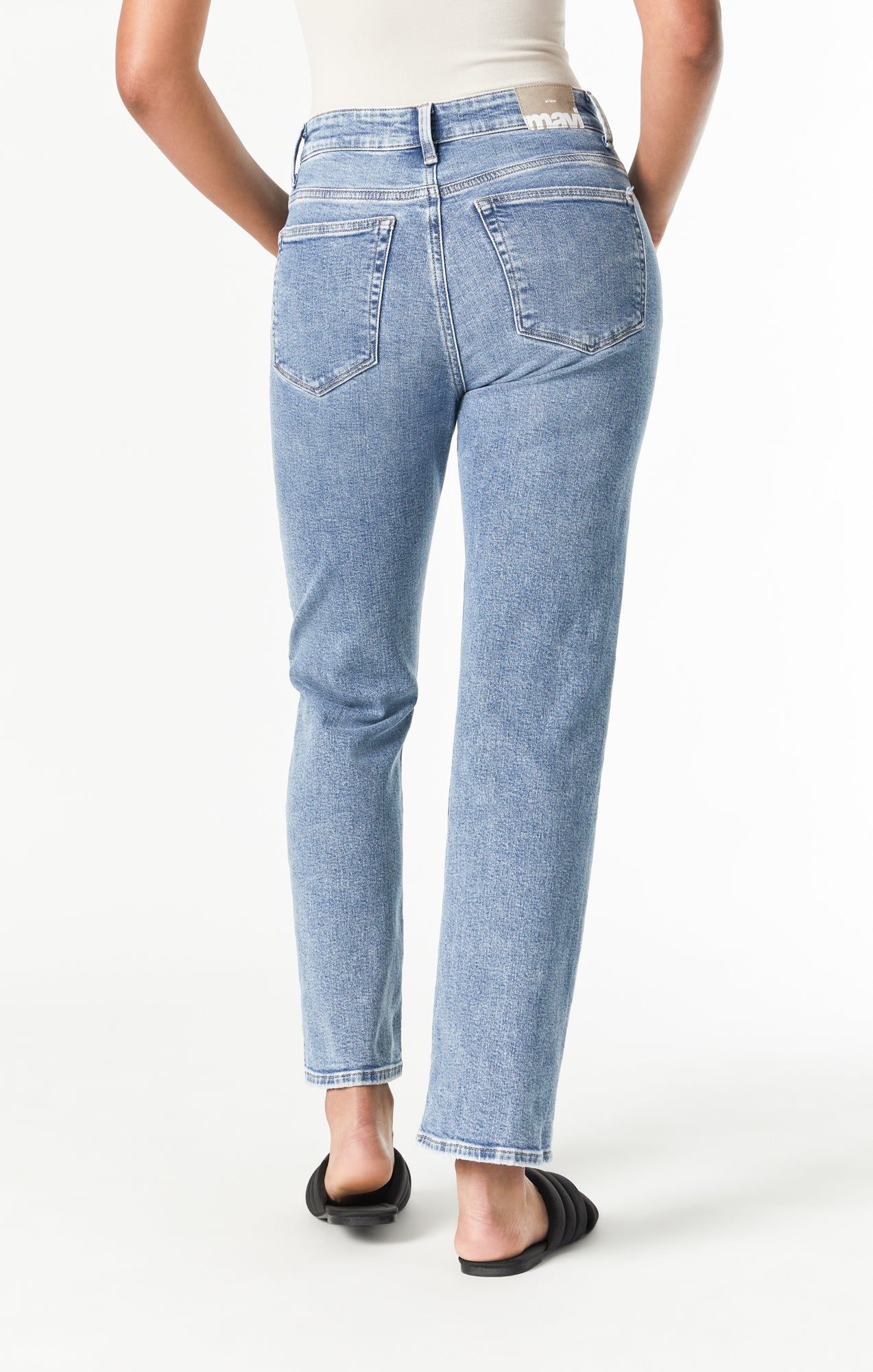 BARCELONA WIDE LEG IN LIGHT BRUSHED RECYCLE BLUE sold by Mavi product image thumbnail 5