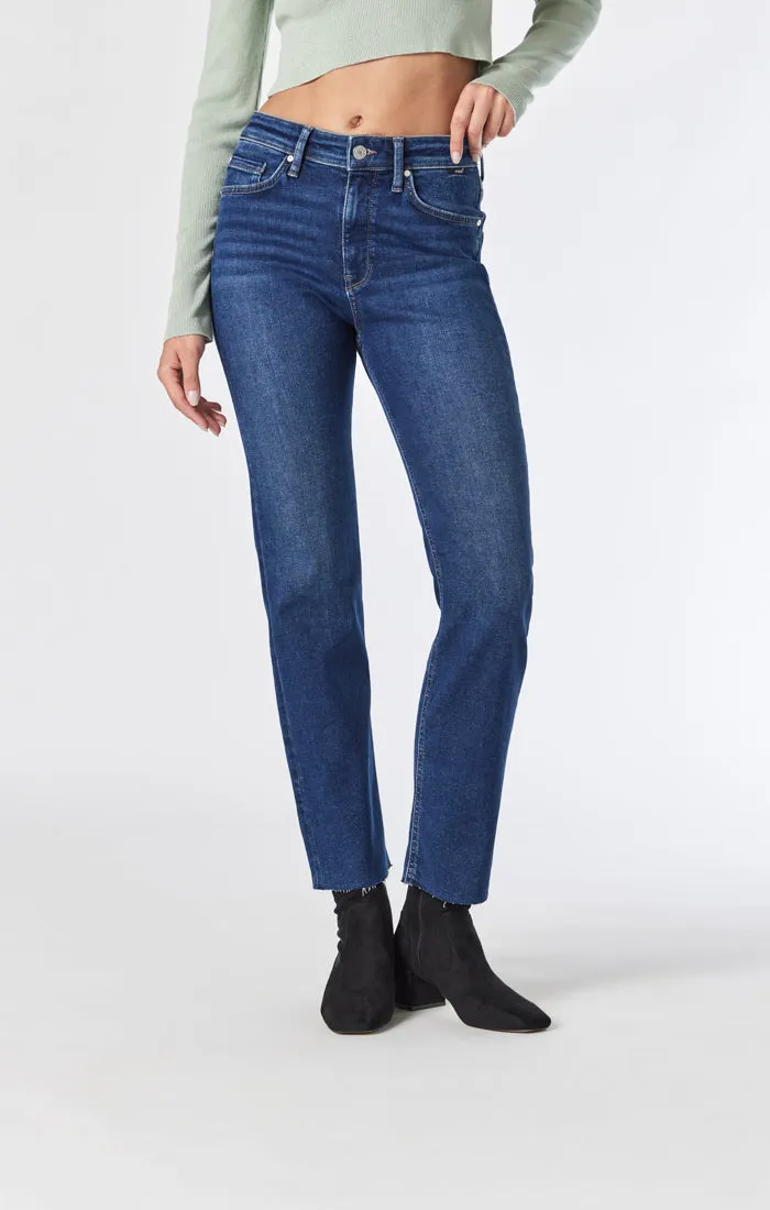 PARIS STRAIGHT LEG JEANS IN DARK BRUSHED FLEX BLUE sold by Mavi product image thumbnail 3