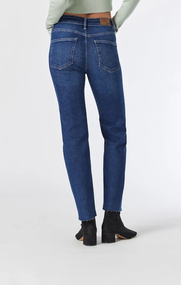 PARIS STRAIGHT LEG JEANS IN DARK BRUSHED FLEX BLUE sold by Mavi product image thumbnail 5