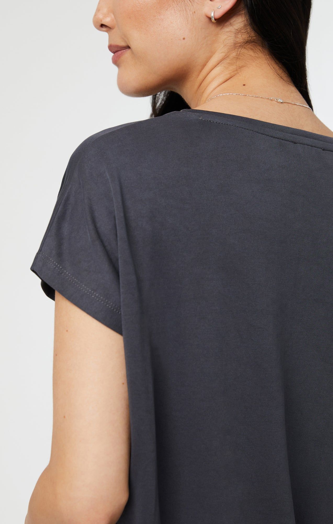 SHORT SLEEVE T-SHIRT IN GRAY BLUE sold by Mavi product image thumbnail 5