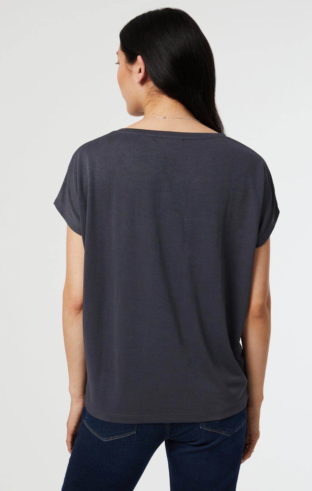 SHORT SLEEVE T-SHIRT IN GRAY BLUE sold by Mavi product image thumbnail 3