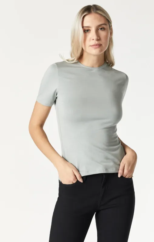 CREW NECK T-SHIRT IN BELGIAN BLOCK made by Mavi