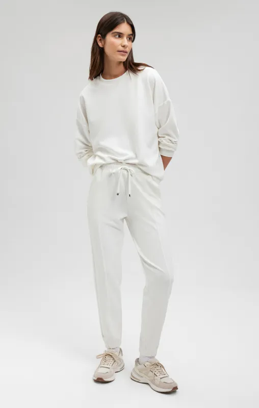 LUXE TOUCH TENCEL™ SWEATPANTS IN ANTIQUE WHITE sold by Mavi