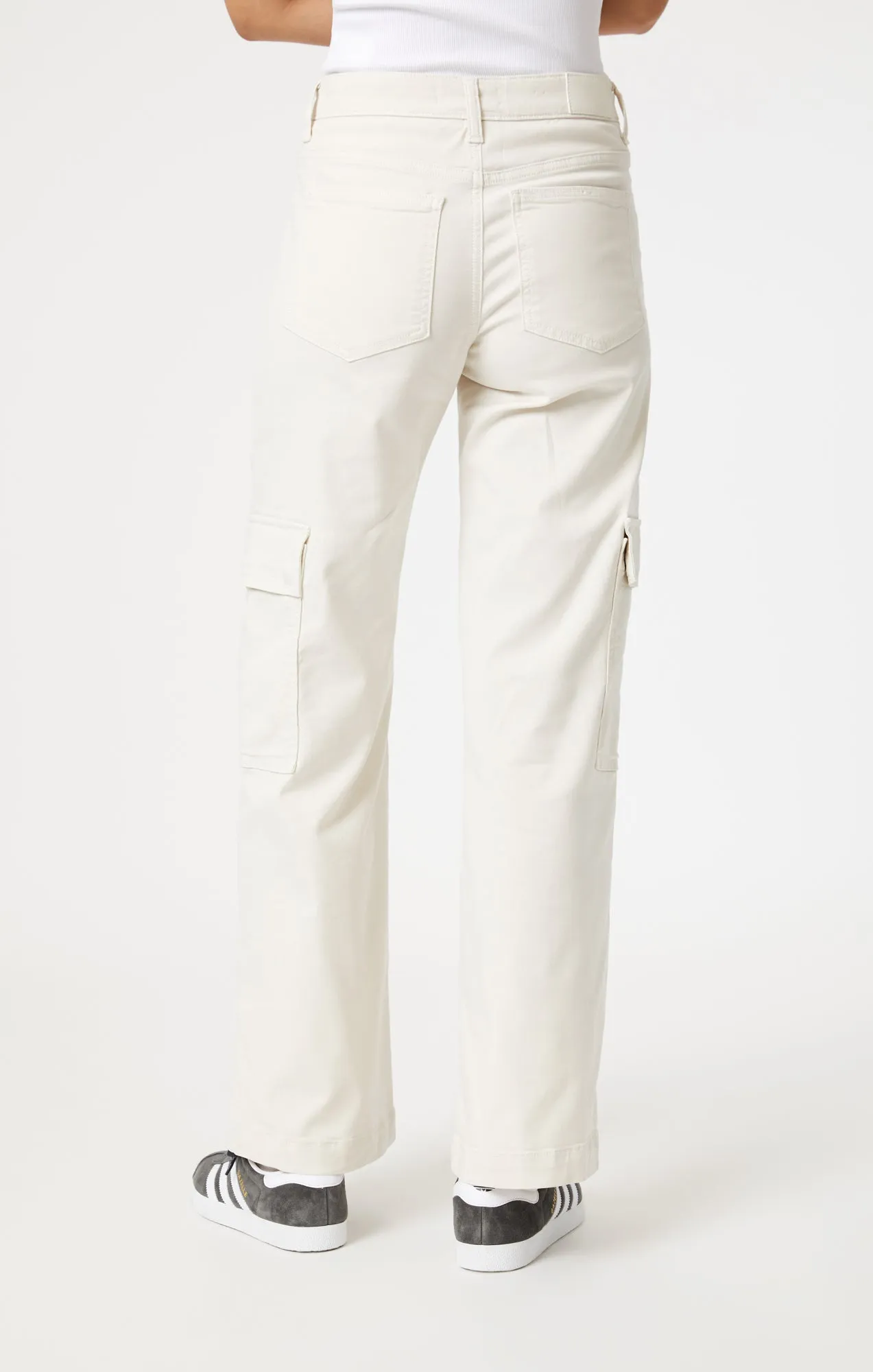 ALVA STRAIGHT CARGO IN OFF WHITE LUXE TWILL sold by Mavi product image thumbnail 5