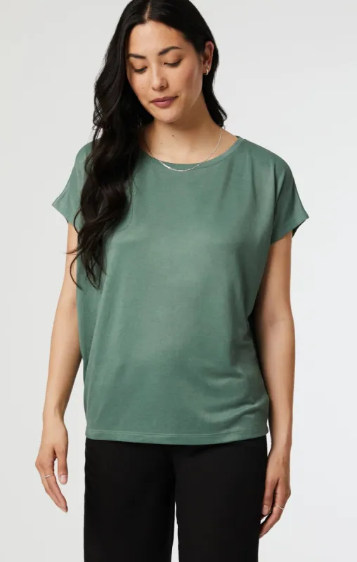 BOAT NECK T-SHIRT IN SEA SPRAY sold by Mavi