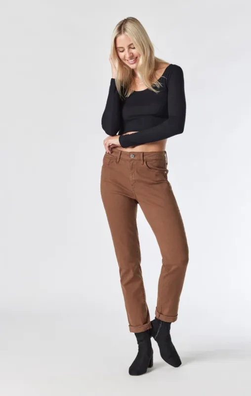 KATHLEEN SLIM BOYFRIEND IN RAWHIDE FEATHER BLUE sold by Mavi