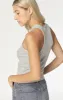 RACER BACK TANK TOP IN GREY NATURAL DYE sold by Mavi
