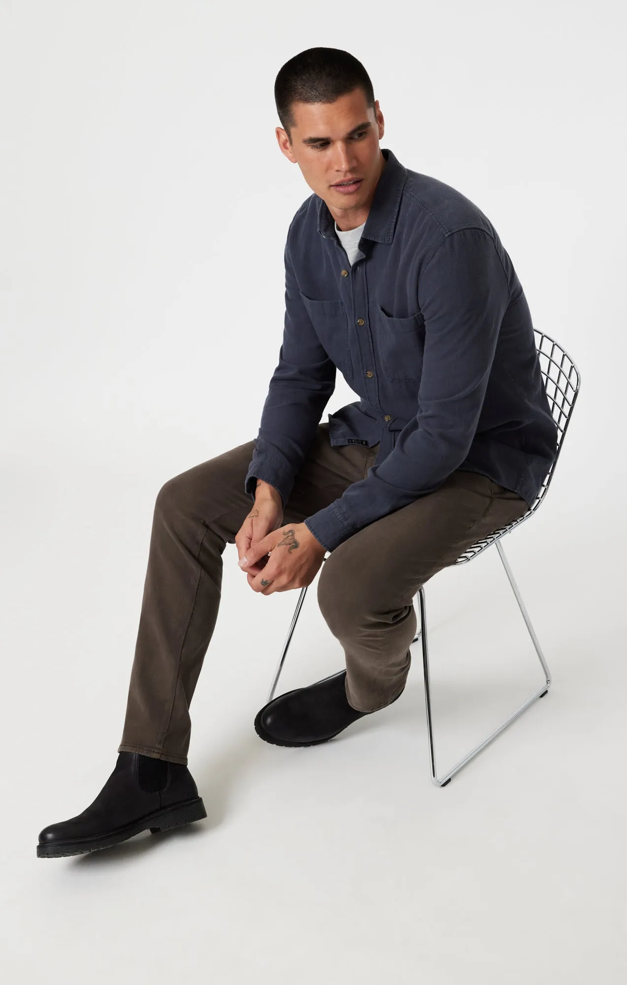 MILTON SLIM STRAIGHT CHINO IN OAK LUXE TWILL sold by Mavi product image thumbnail 2