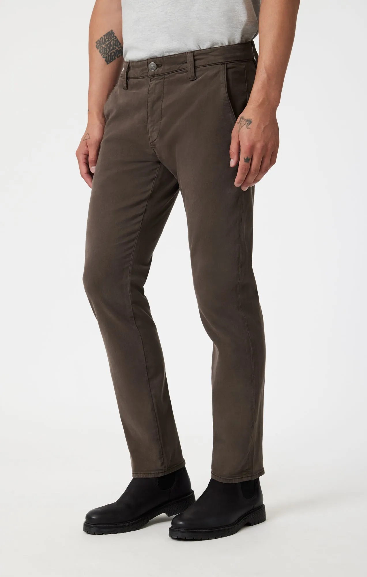MILTON SLIM STRAIGHT CHINO IN OAK LUXE TWILL sold by Mavi product image thumbnail 4