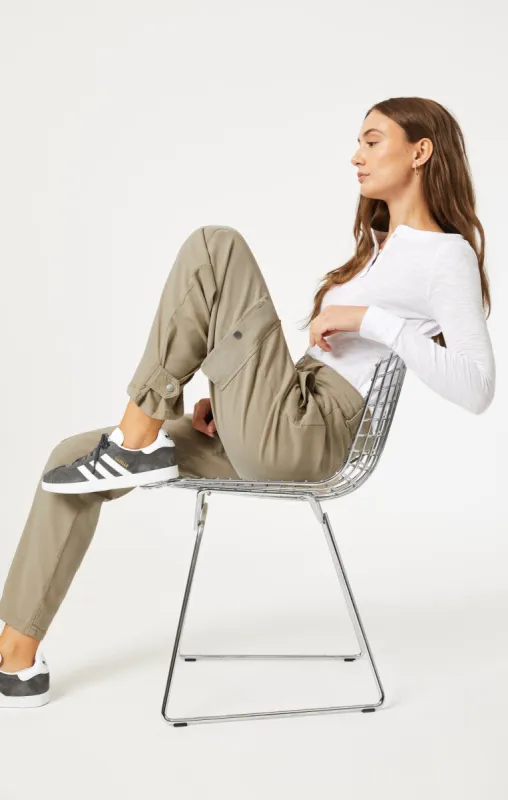 ELSIE CARGO PANTS IN CHINCHILLA LUXE TWILL made by Mavi