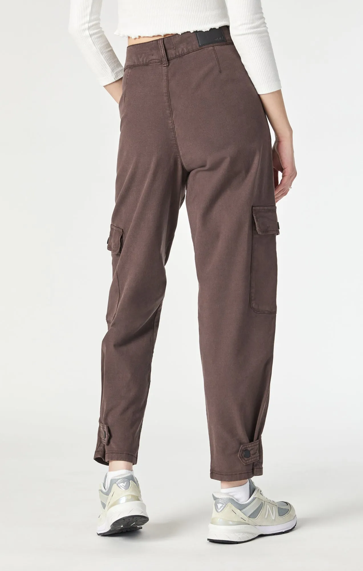 ELSIE CARGO PANTS IN JAVA LUXE TWILL sold by Mavi product image thumbnail 4