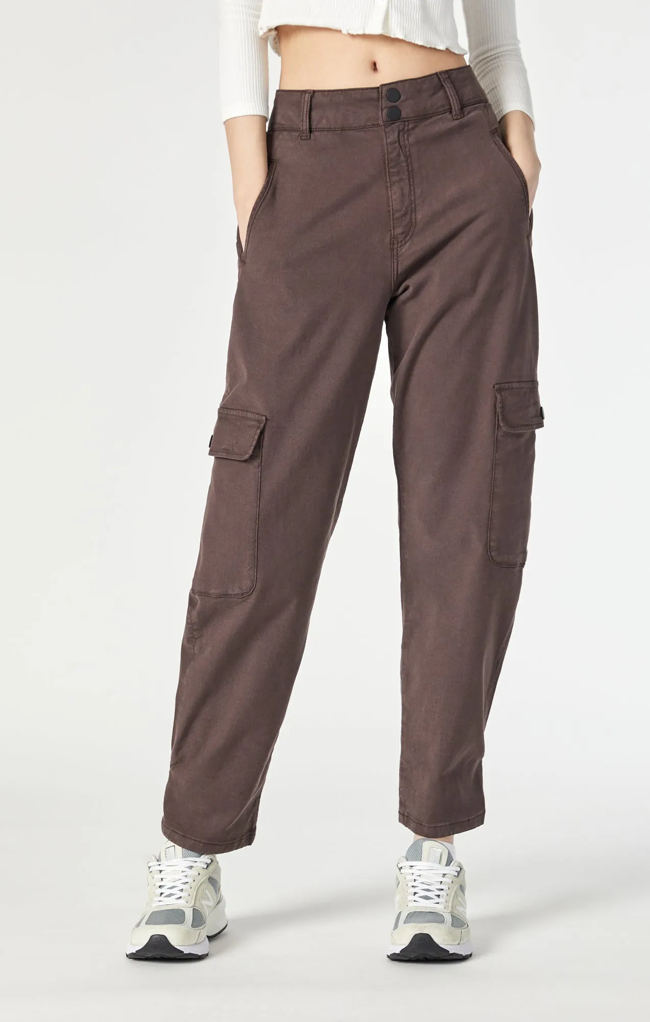 ELSIE CARGO PANTS IN JAVA LUXE TWILL sold by Mavi product image thumbnail 2
