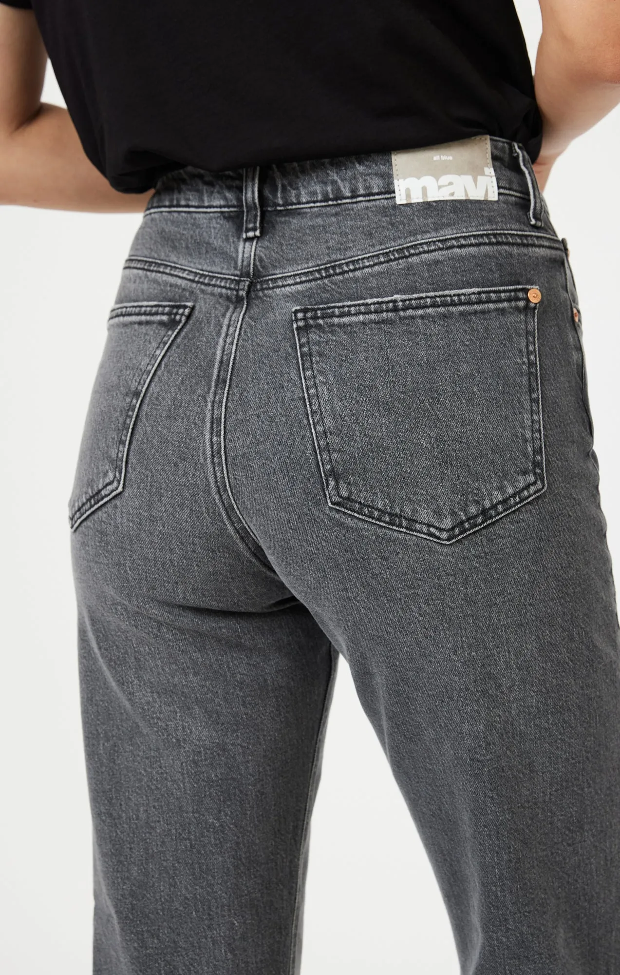 BARCELONA WIDE LEG IN SMOKE RECYCLED BLUE sold by Mavi product image thumbnail 5