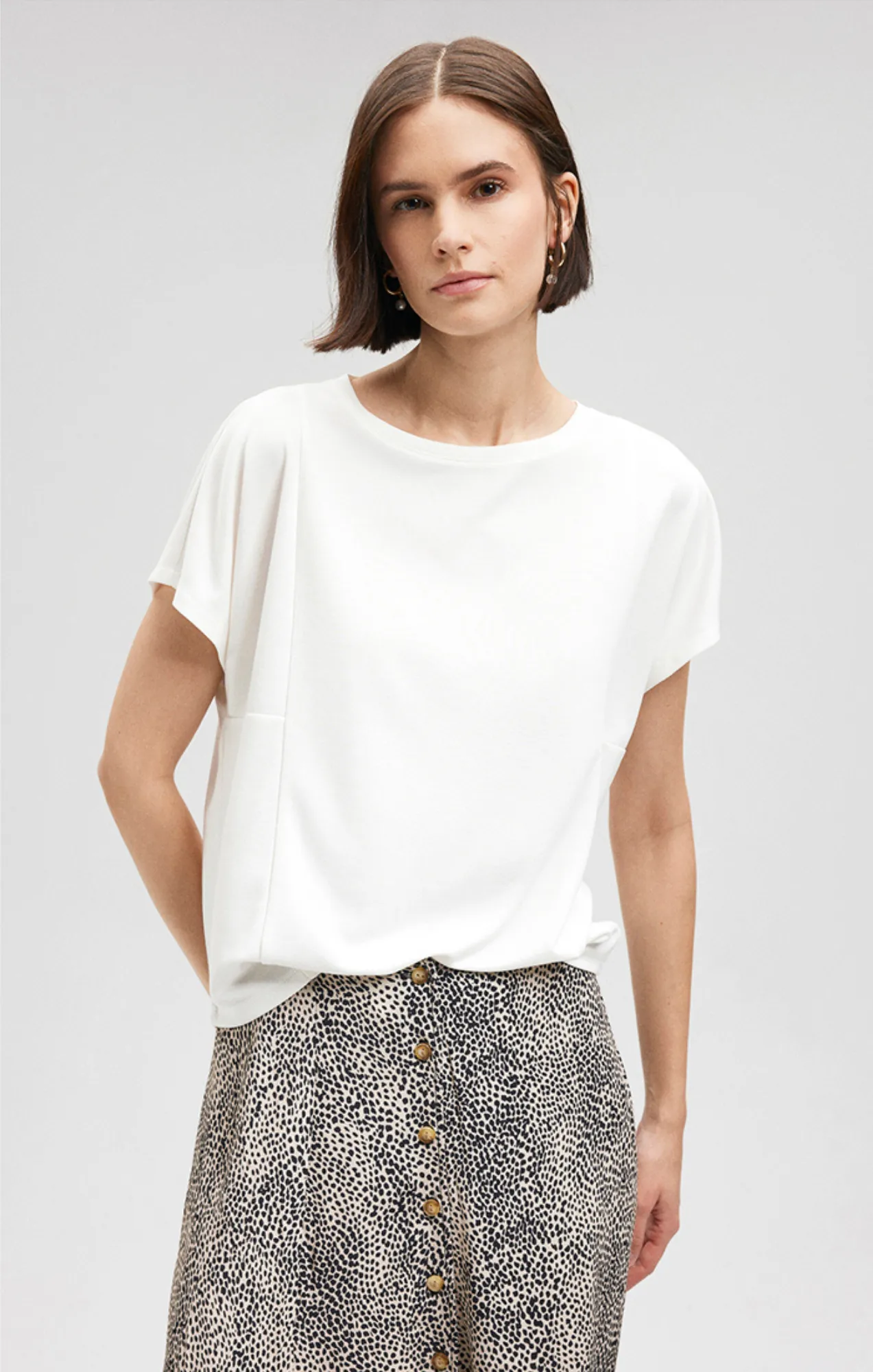 SHORT SLEEVE SHIRT IN ANTIQUE WHITE sold by Mavi