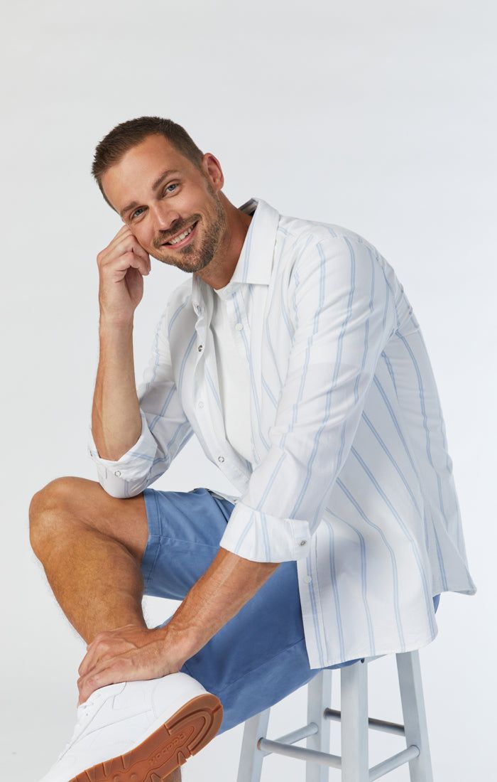 JACOB SHORTS IN QUIET HARBOR TWILL sold by Mavi product image thumbnail 8