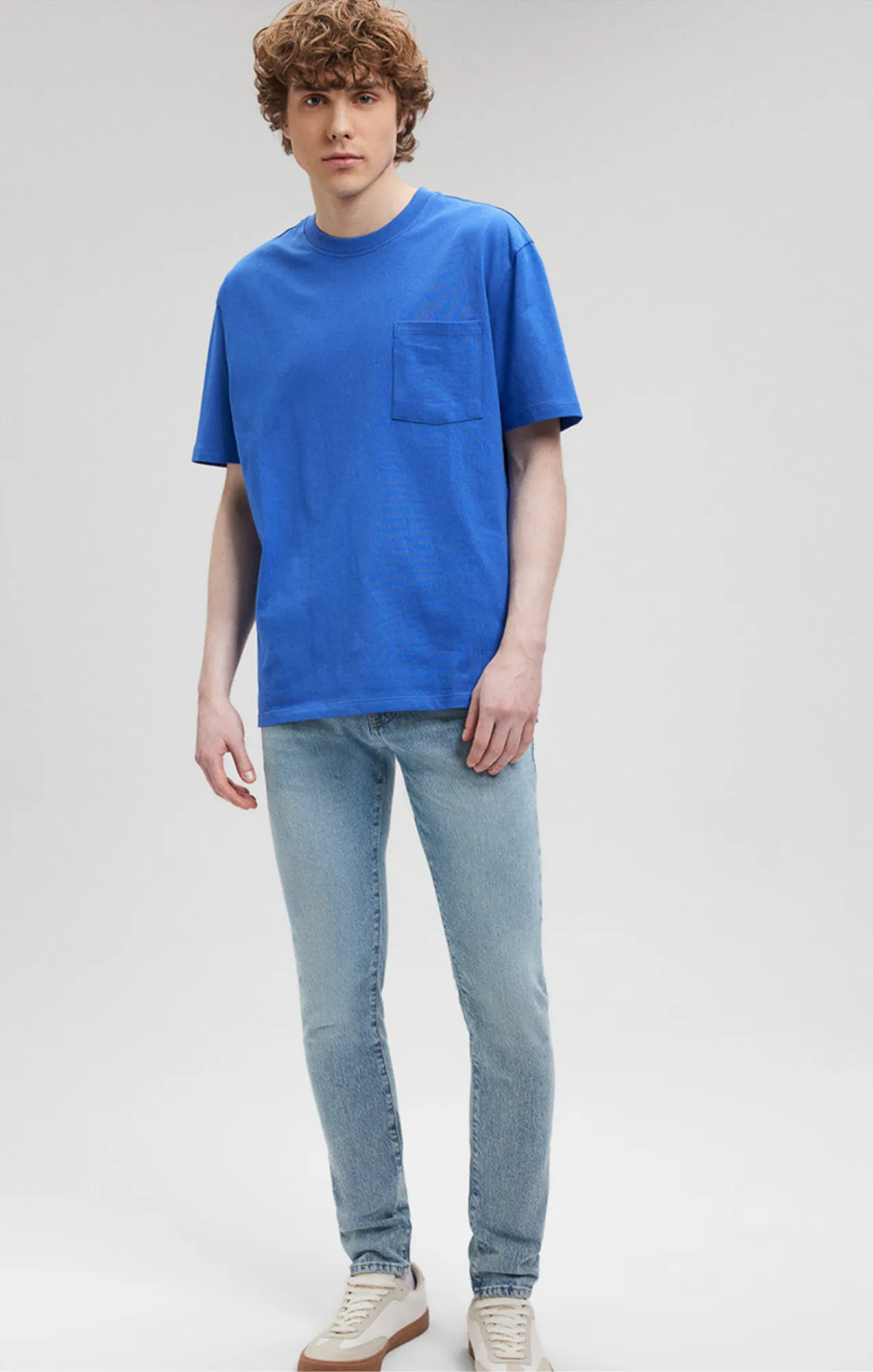 POCKET T-SHIRT IN NEBULAS BLUE sold by Mavi product image thumbnail 2