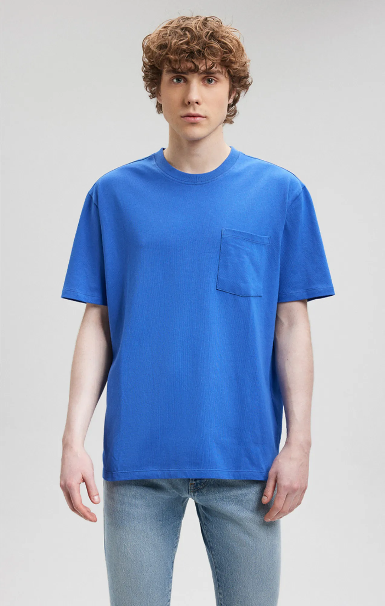 POCKET T-SHIRT IN NEBULAS BLUE sold by Mavi product image thumbnail 3