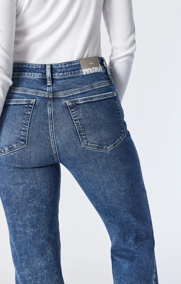 BARCELONA WIDE LEG IN MID RIPPED RECYCLE BLUE sold by Mavi product image thumbnail 3