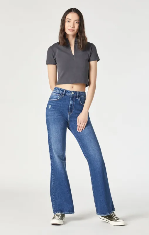 LOS ANGELES FLARE IN DARK RECYCLED BLUE sold by Mavi