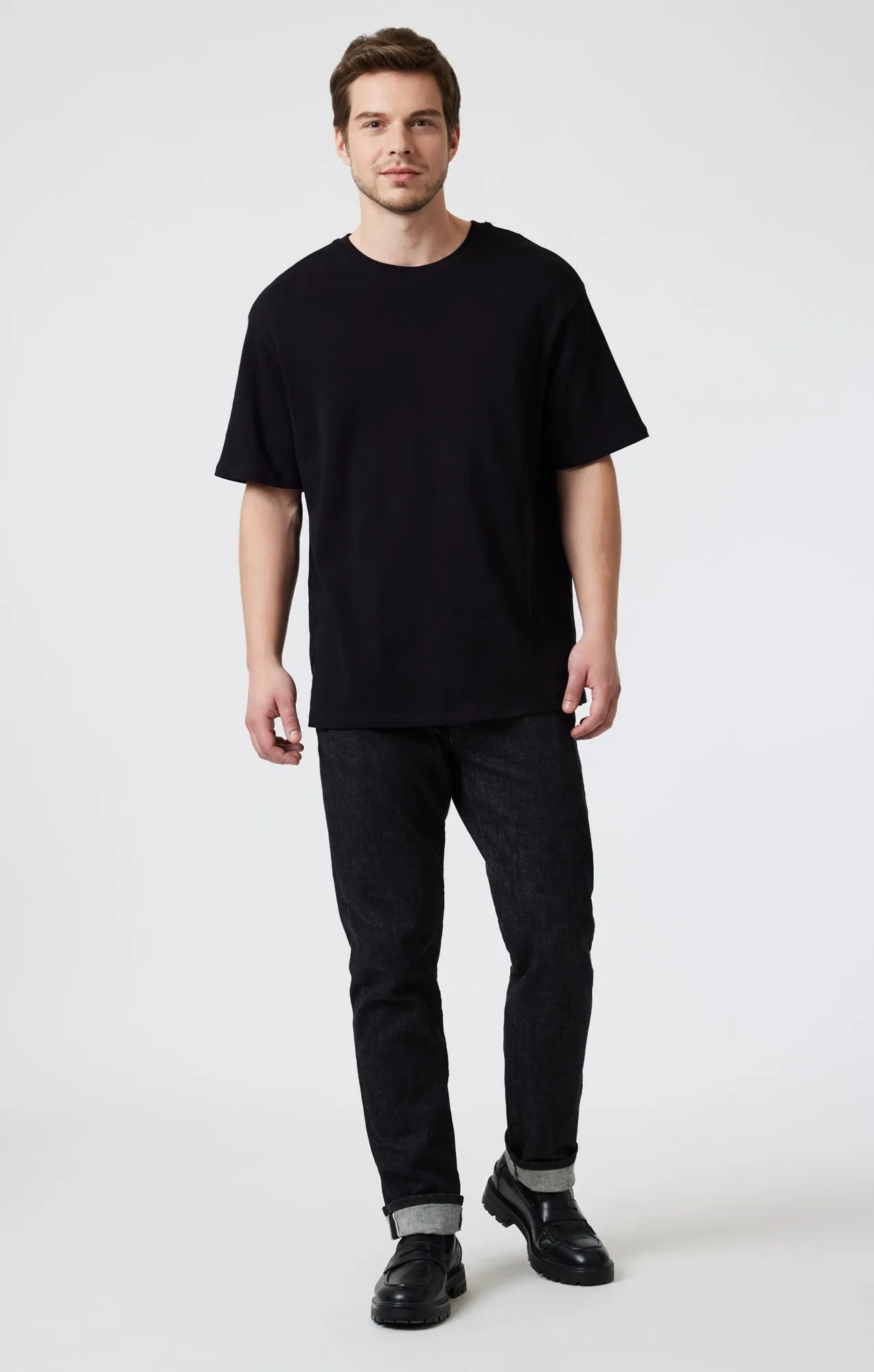 DROP SHOULDER T-SHIRT IN BLACK sold by Mavi product image thumbnail 2