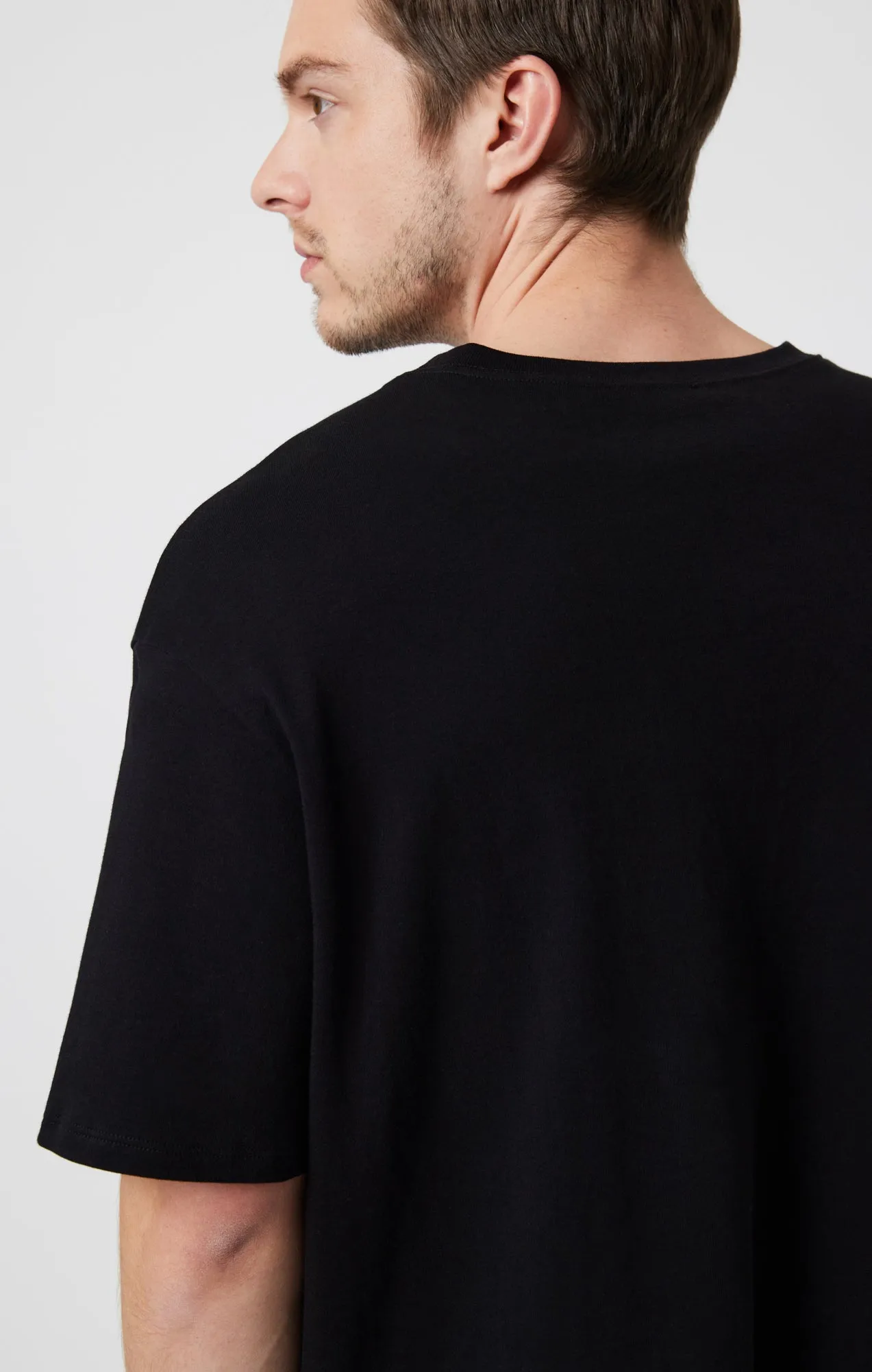 DROP SHOULDER T-SHIRT IN BLACK sold by Mavi product image thumbnail 5