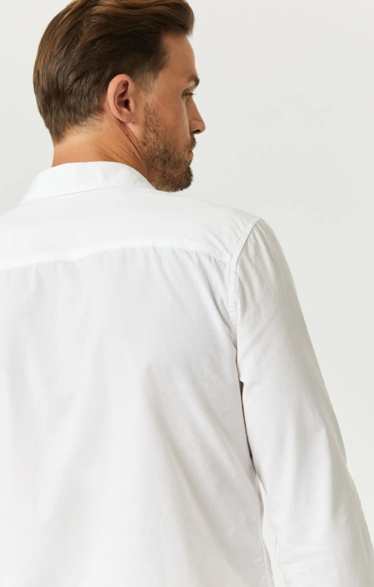 BUTTON-UP LONG SLEEVE SHIRT IN WHITE sold by Mavi product image thumbnail 5