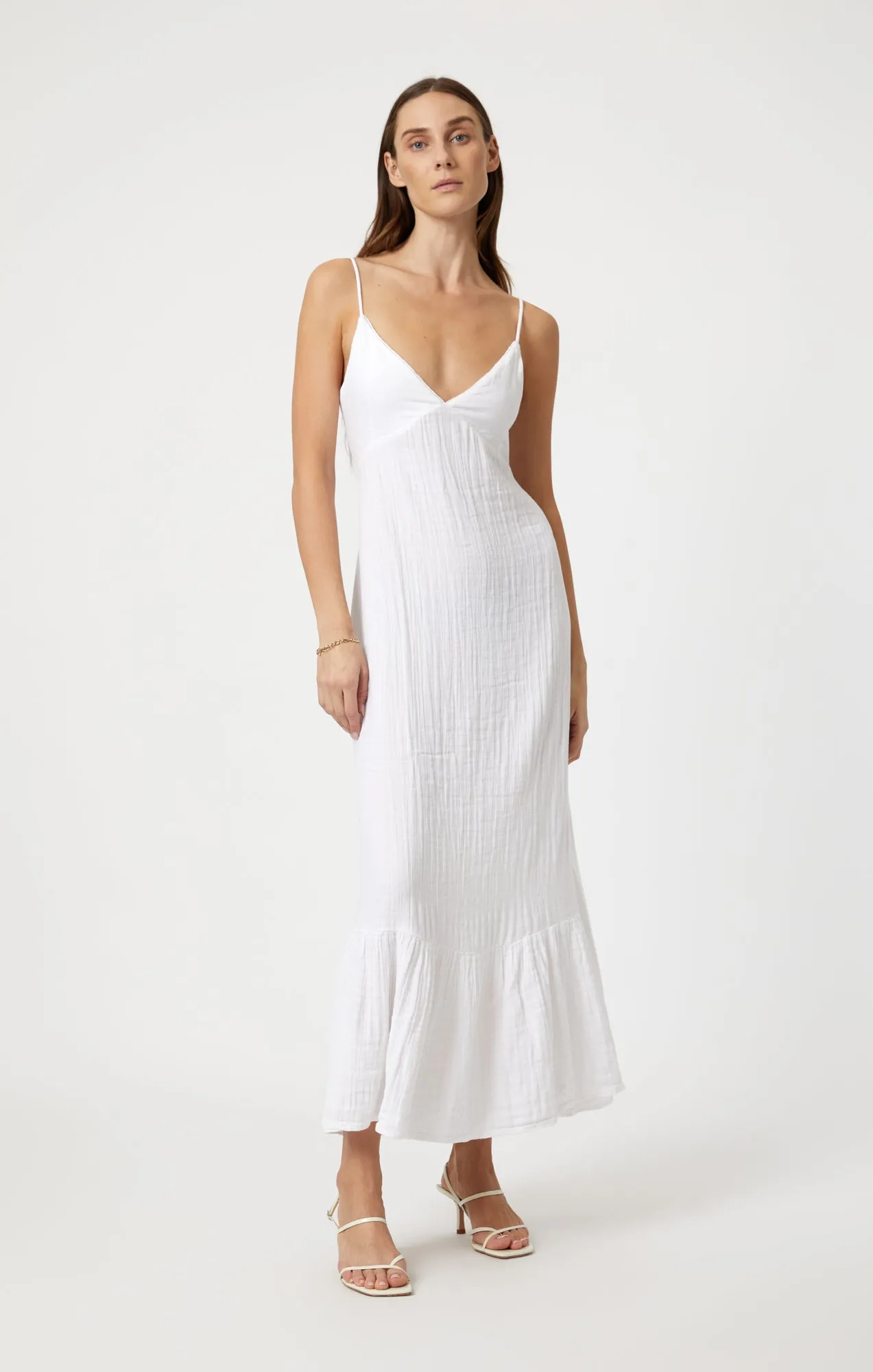 WOVEN MAXI DRESS IN WHITE sold by Mavi product image thumbnail 2