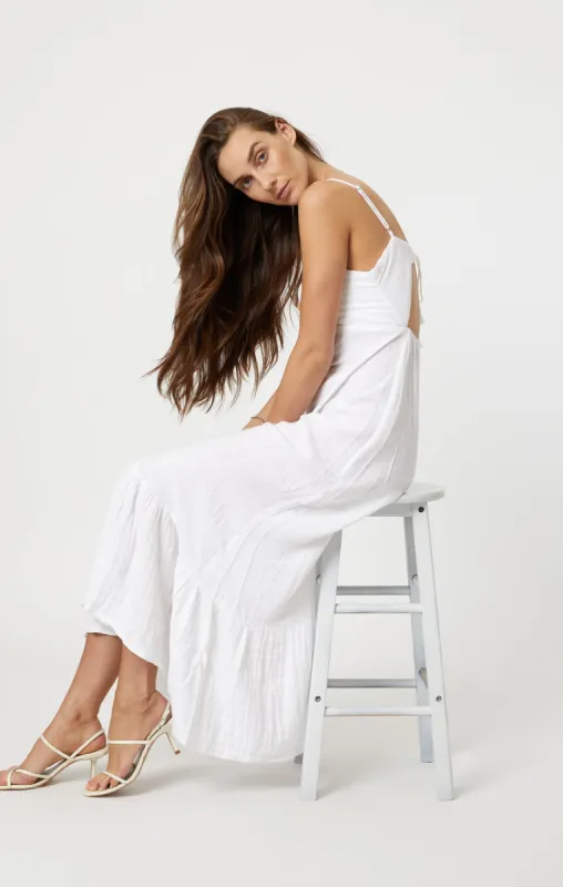 WOVEN MAXI DRESS IN WHITE sold by Mavi
