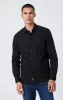 BUTTON-UP LONG SLEEVE SHIRT IN BLACK sold by Mavi