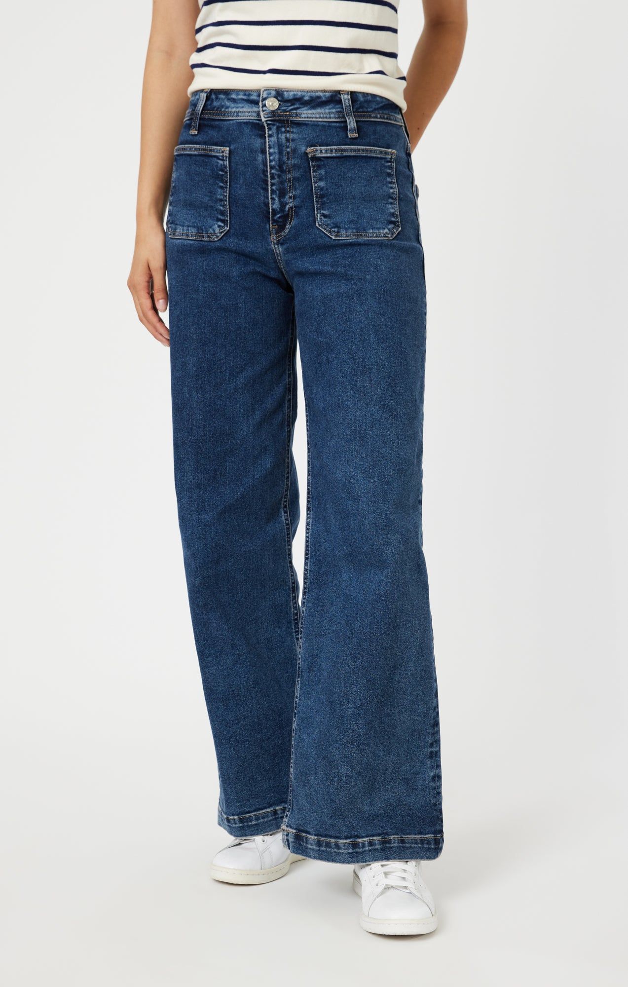 PALOMA MARINE WIDE LEG IN DARK FLEX BLUE sold by Mavi product image thumbnail 2