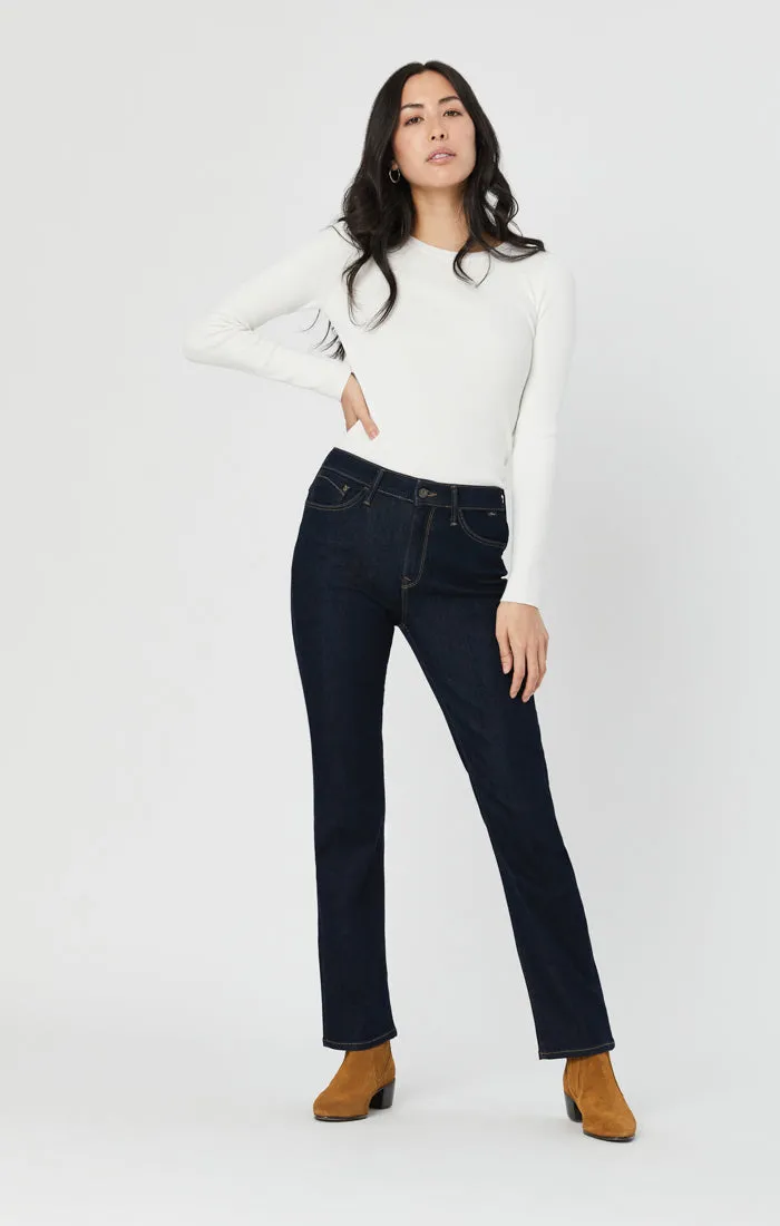 KENDRA STRAIGHT LEG JEANS IN RINSE SUPERSOFT sold by Mavi product image thumbnail 2