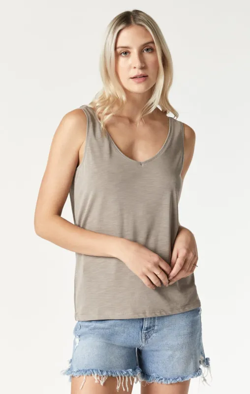 WOMEN'S TANK TOP IN FUNGI sold by Mavi