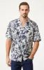PRINTED SHIRT IN DARK DENIM sold by Mavi