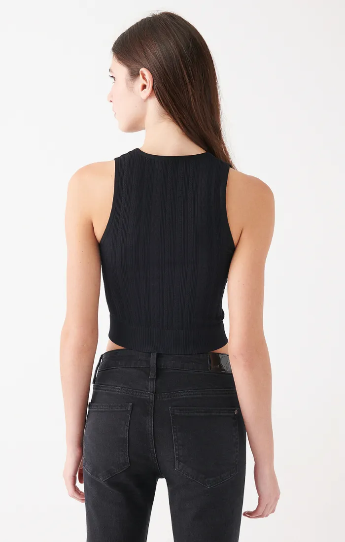 WOMEN'S TANK TOP IN BLACK sold by Mavi product image thumbnail 2