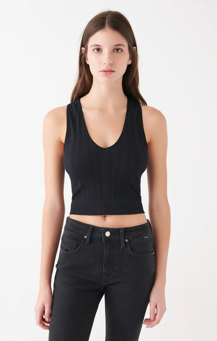 WOMEN'S TANK TOP IN BLACK sold by Mavi product image thumbnail 5