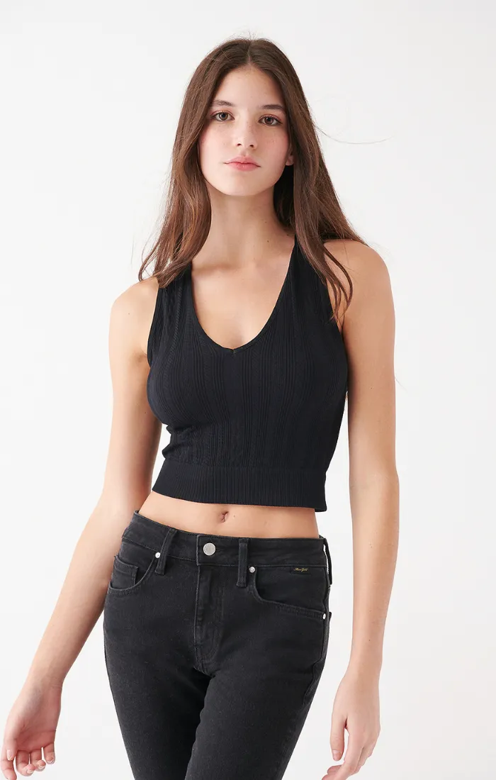 WOMEN'S TANK TOP IN BLACK sold by Mavi
