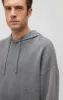 RAW EDGE HOODIE IN MONUMENT sold by Mavi