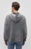 RAW EDGE HOODIE IN MONUMENT sold by Mavi