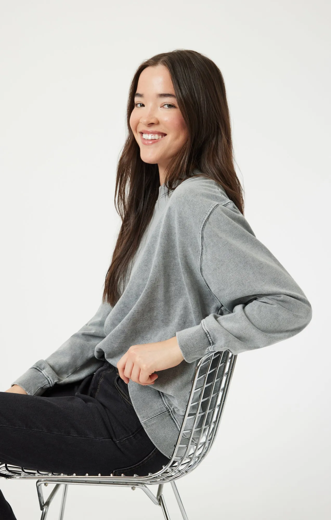 SWEATSHIRT IN MONUMENT sold by Mavi product image thumbnail 2