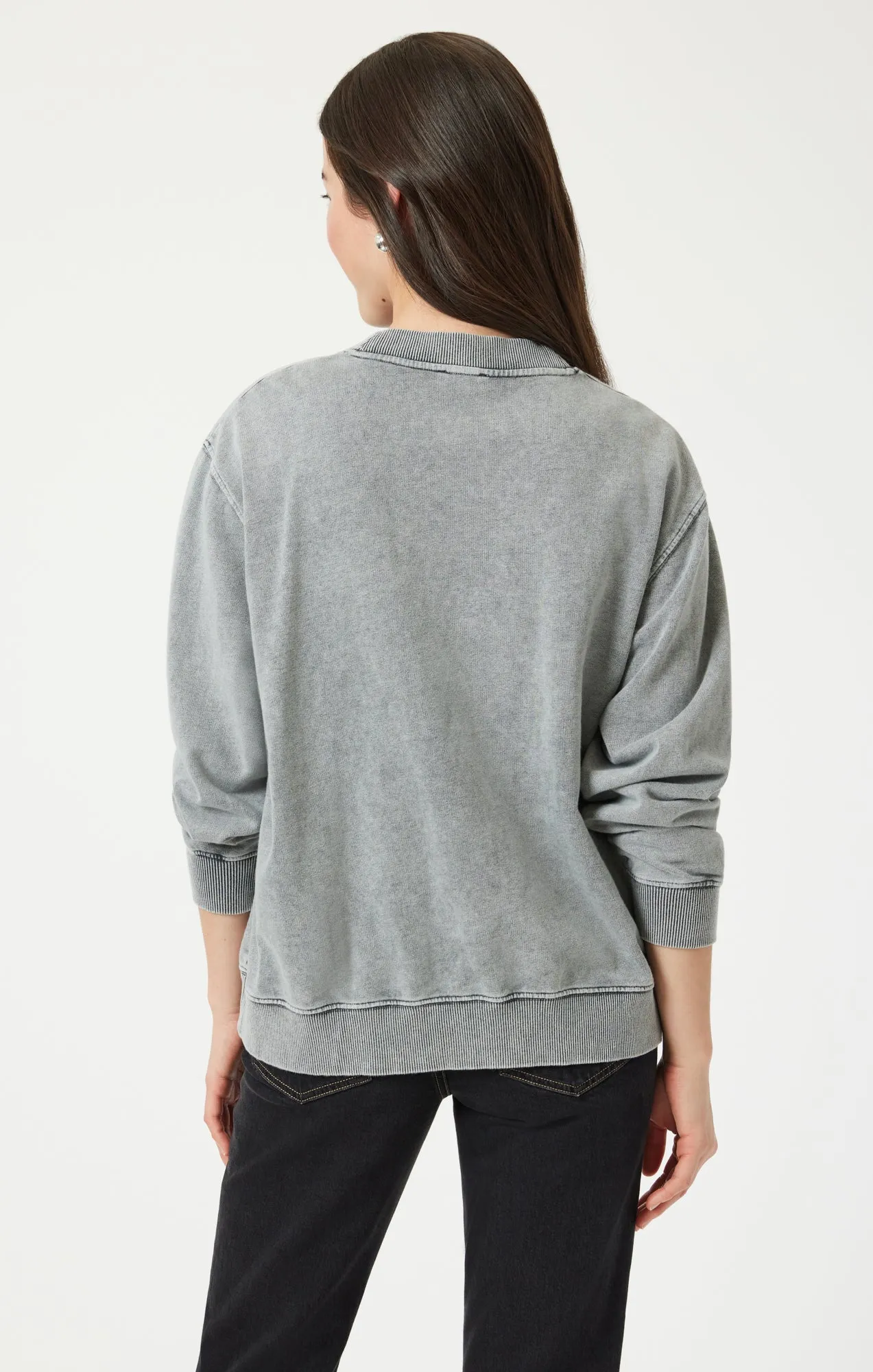 SWEATSHIRT IN MONUMENT sold by Mavi product image thumbnail 5