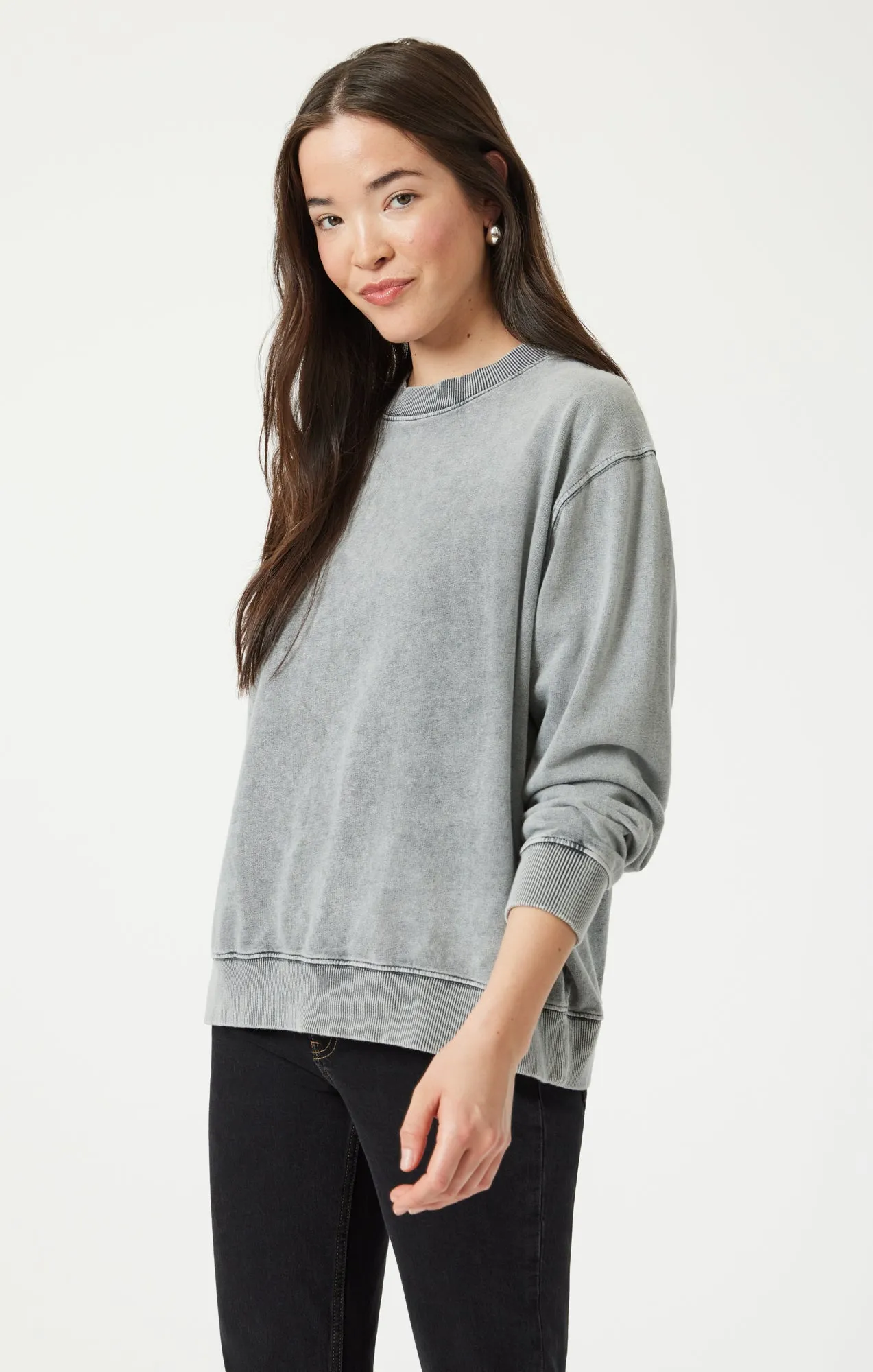 SWEATSHIRT IN MONUMENT sold by Mavi product image thumbnail 4