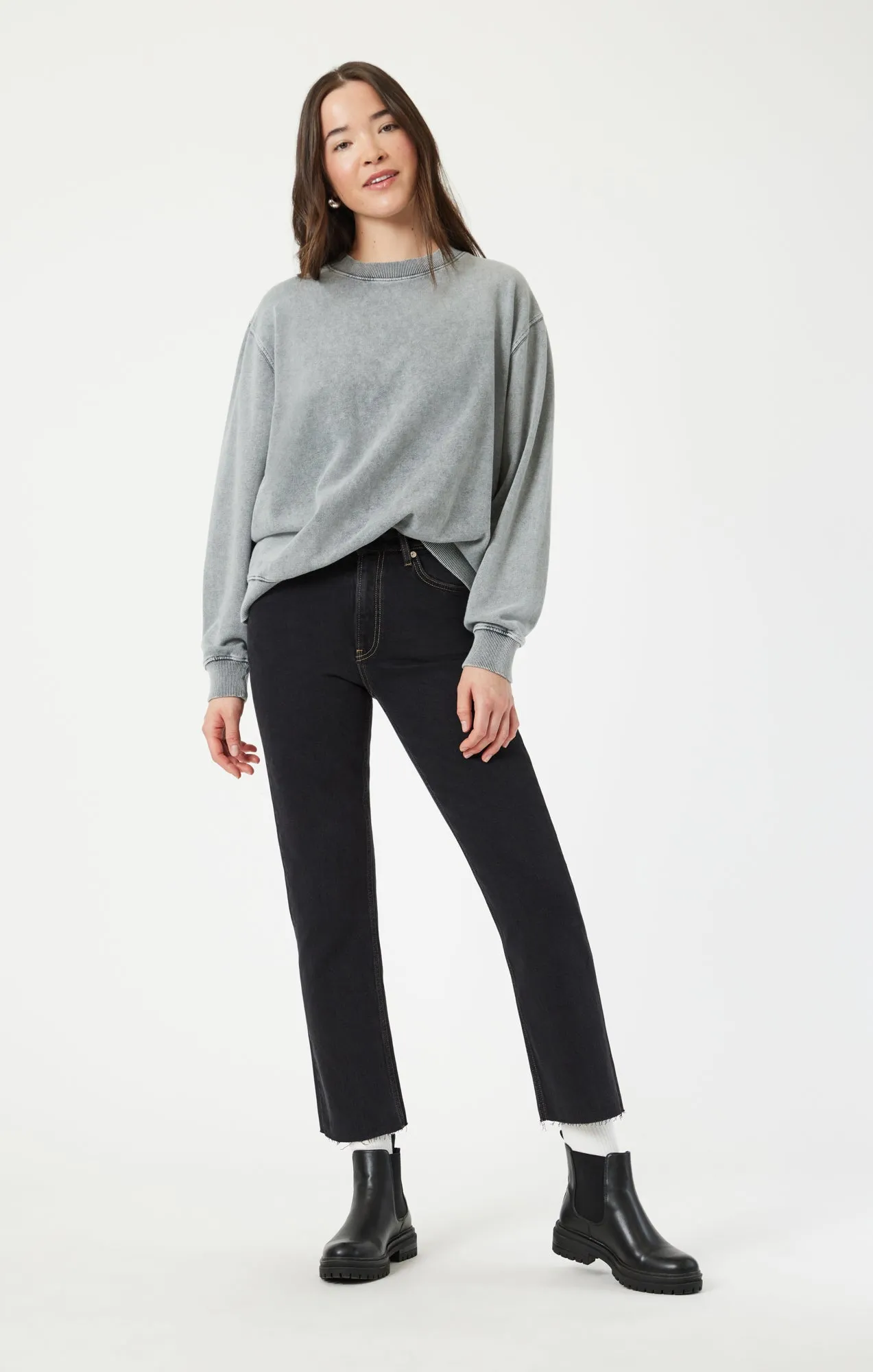 SWEATSHIRT IN MONUMENT sold by Mavi product image thumbnail 3