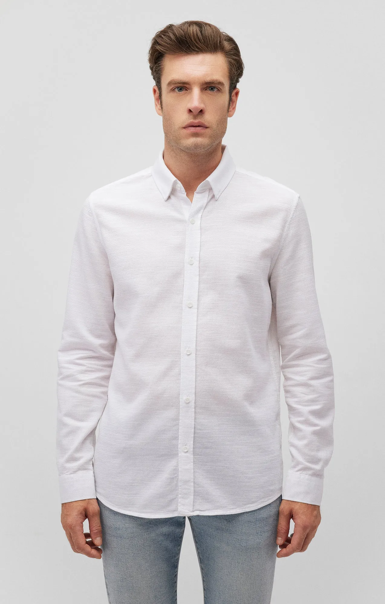 KEN BUTTON-UP SHIRT IN ANTIQUE WHITE sold by Mavi product image thumbnail 2