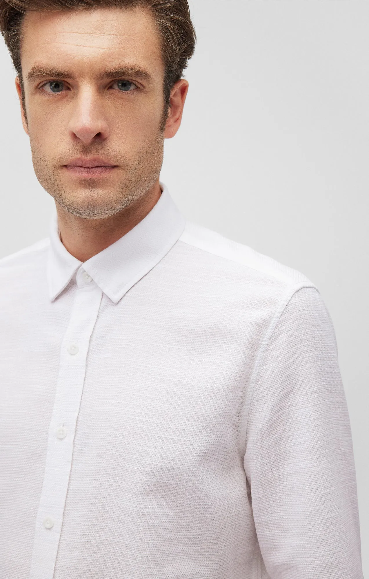 KEN BUTTON-UP SHIRT IN ANTIQUE WHITE sold by Mavi product image thumbnail 4