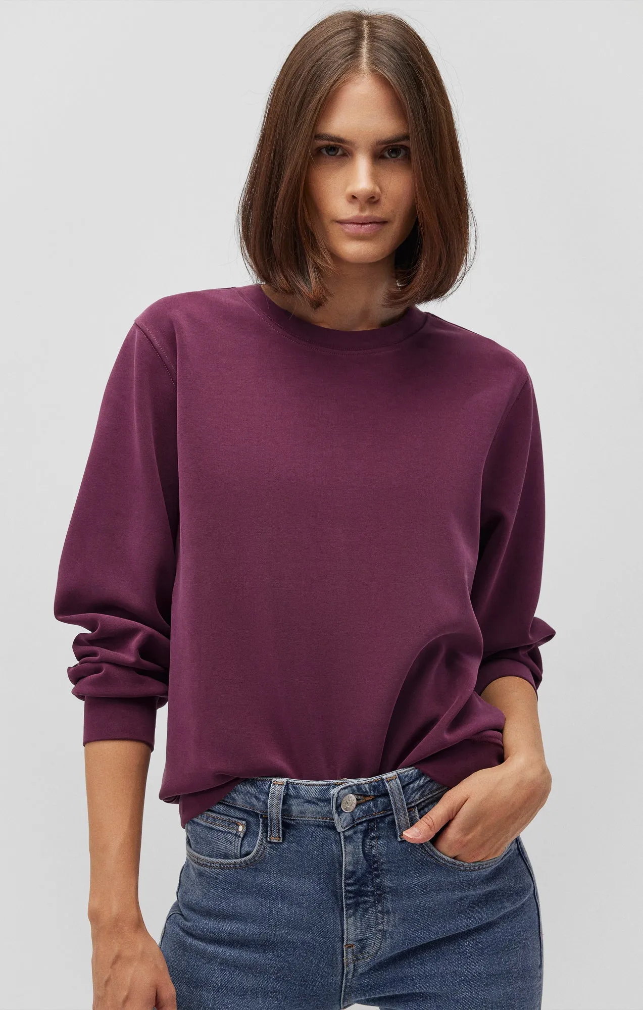 SWEATSHIRT IN SASSAFRAS sold by Mavi