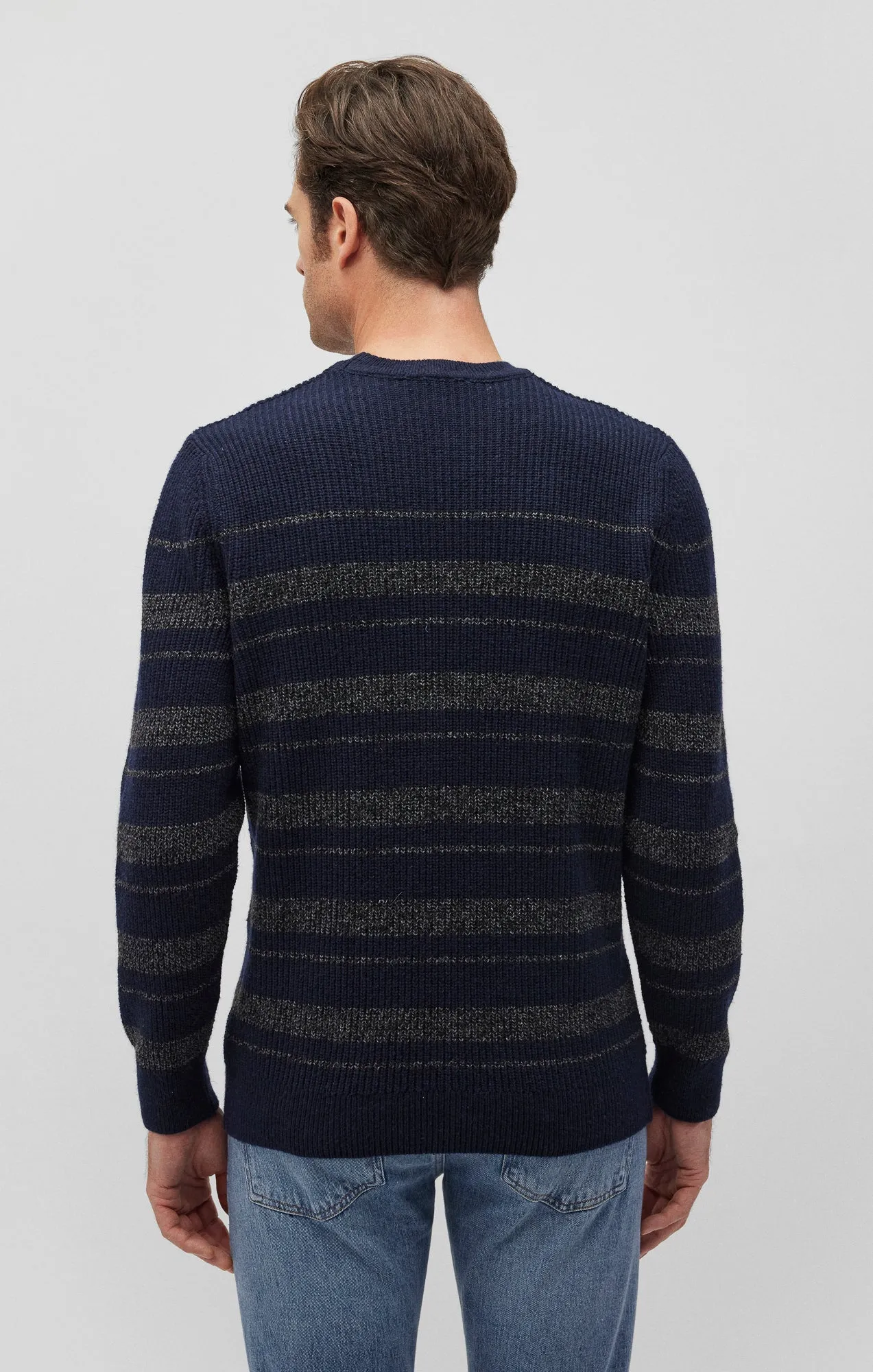 CREW NECK SWEATER IN TOTAL ECLIPSE sold by Mavi product image thumbnail 3